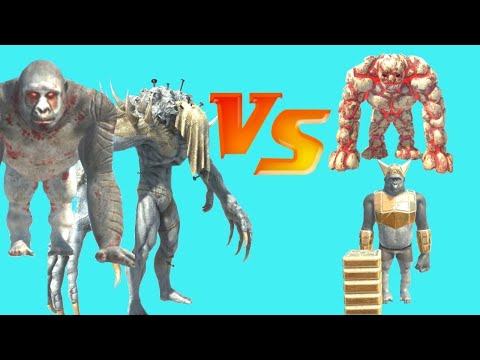 SCOURGE + GORO AGAINS INFERNALS + PRIMATES   ANIMAL REVOLT BATTLE SIMULATOR