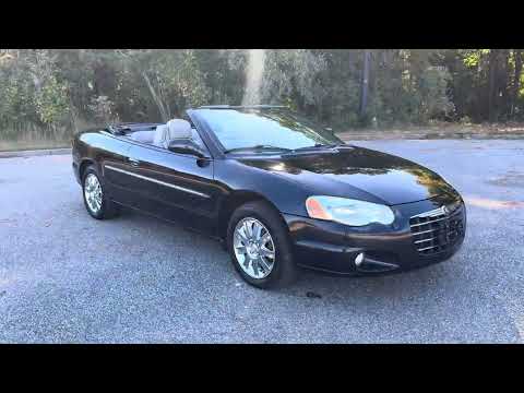 2004 Chrysler Sebring Limited Convertible