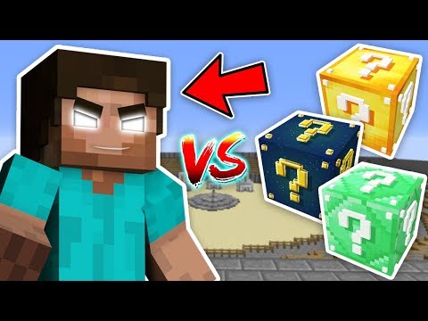 HEROBRINE VS ŞANS BLOKLARI - Minecraft