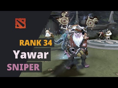 Yawar (Rank 34) plays Sniper Dota 2 Full Game