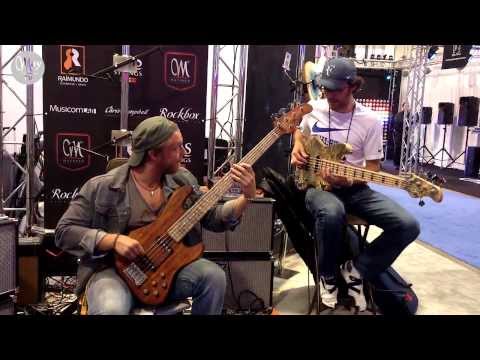 Mayones Guitars and Basses at Namm Show 2014 — Jamming