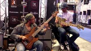 Mayones Guitars and Basses at Namm Show 2014 — Jamming