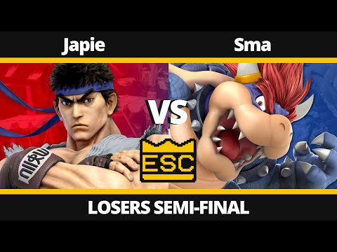 ESC 17 Losers Semi-Final - Japie (Ryu) Vs. Sma (Bowser) - SSBU Local Tournament