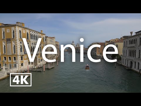Venice 4K | City Tour with Calm Music