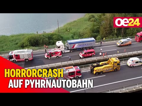 Horrorcrash auf der Pyhrnautobahn