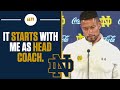 Notre Dame HC Marcus Freeman SPEECHLESS after getting UPSET by Marshall I CBS Sports HQ
