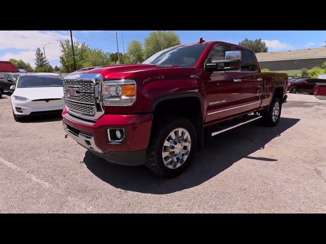 2018 GMC SIERRA 2500 HD CREW CAB PICKUP V8, TURBO DSL, 6.6L DENALI PICKUP 4D 6 1/2 FT