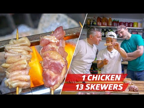 How Yakitori Master Atsushi Kono Makes 13 Skewers Out of One Chicken — Prime Time