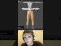 Noob Vs Pro Artist Sewing Clothes Blendertutorial Blender Blendercommunity Blender3d B3d