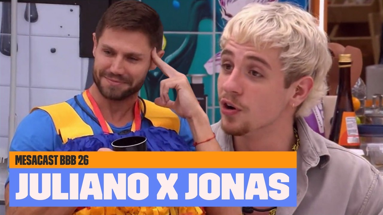 Jonas e Juliano DISCUTEM depois da FORMAÇÃO DE PAREDÃO | Mesacast BBB | BBB 26 | Multishow