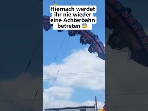 Ab sofort nie wieder Achterbahn fahren 😨