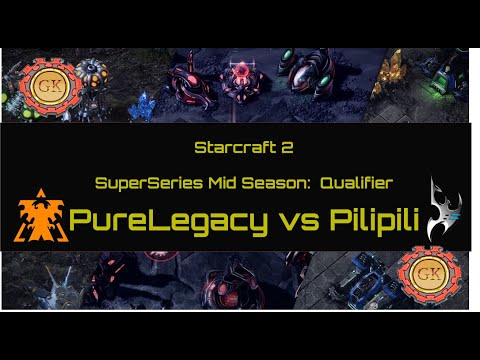 Starcraft 2 GAMEPLAY - SUPER SERIES MID SEASON:  QUALIFIER - PureLegacy vs PiliPili (final 2) [PTBR]