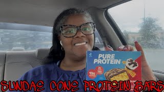SLAYTEMBER DAY 15:  PURE PROTEIN SUNDAE CONE BARS REVIEW #THEREVIEWQUEEN #SLAYTEMBER 