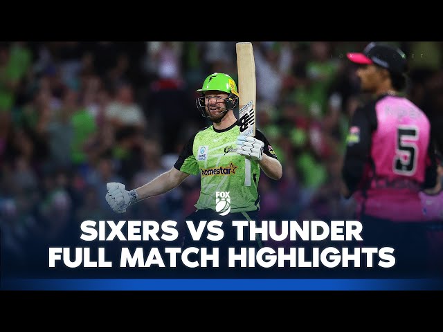 Knockout Finals: Sydney Sixers vs Sydney Thunder | Full Highlights | 24/01/25 | BBL | Fox Cricket