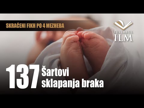 Šartovi sklapanja braka - dr. Zijad Ljakić - Tullabul Ilm