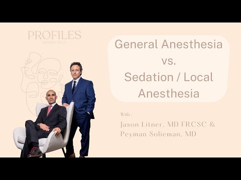 General Anesthesia vs. Sedation / Local Anesthesia