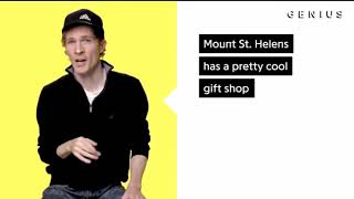 Mount St Helens Is About To Blow Up but it&#39;s just bill reading the lyrics