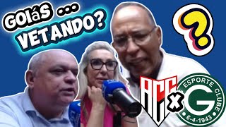 TRETA no DEBATE! Assunto ARBITRAGEM faz comentaristas BATEREM BOCA ao VIVO - Atlético x Goiás