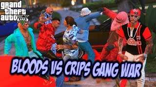 GTA 5 ONLINE BLOODS VS CRIPS GANG WAR EP #1