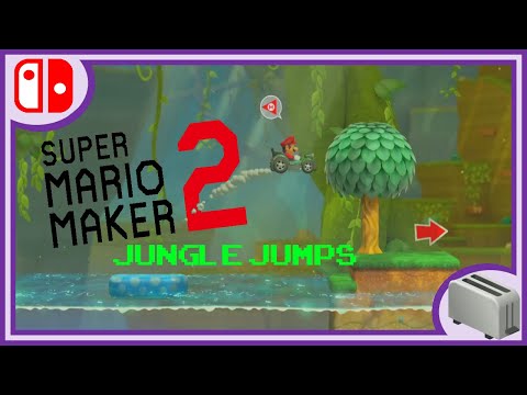 Mario Maker 2 Course Trailer - Jungle Jeep Jumping