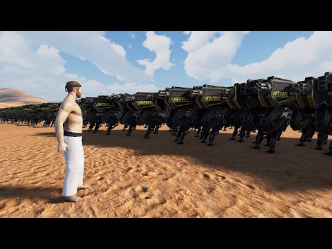 CHUCK NORRIS vs 5000 ROCKET LAUNCHERS - Ultimate Epic Battle Simulator 2 | UEBS 2