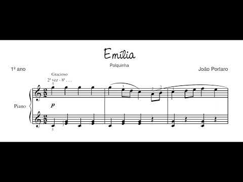 João Portaro - Emília (No.1 da Série Monteiro Lobato) (Carlos Eduardo Zappile Albertini, piano)