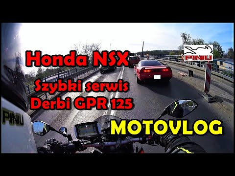 MotoVlog| MT09 i S1000R jesienna rundka| Honda NSX| szybki serwis Derbi 125