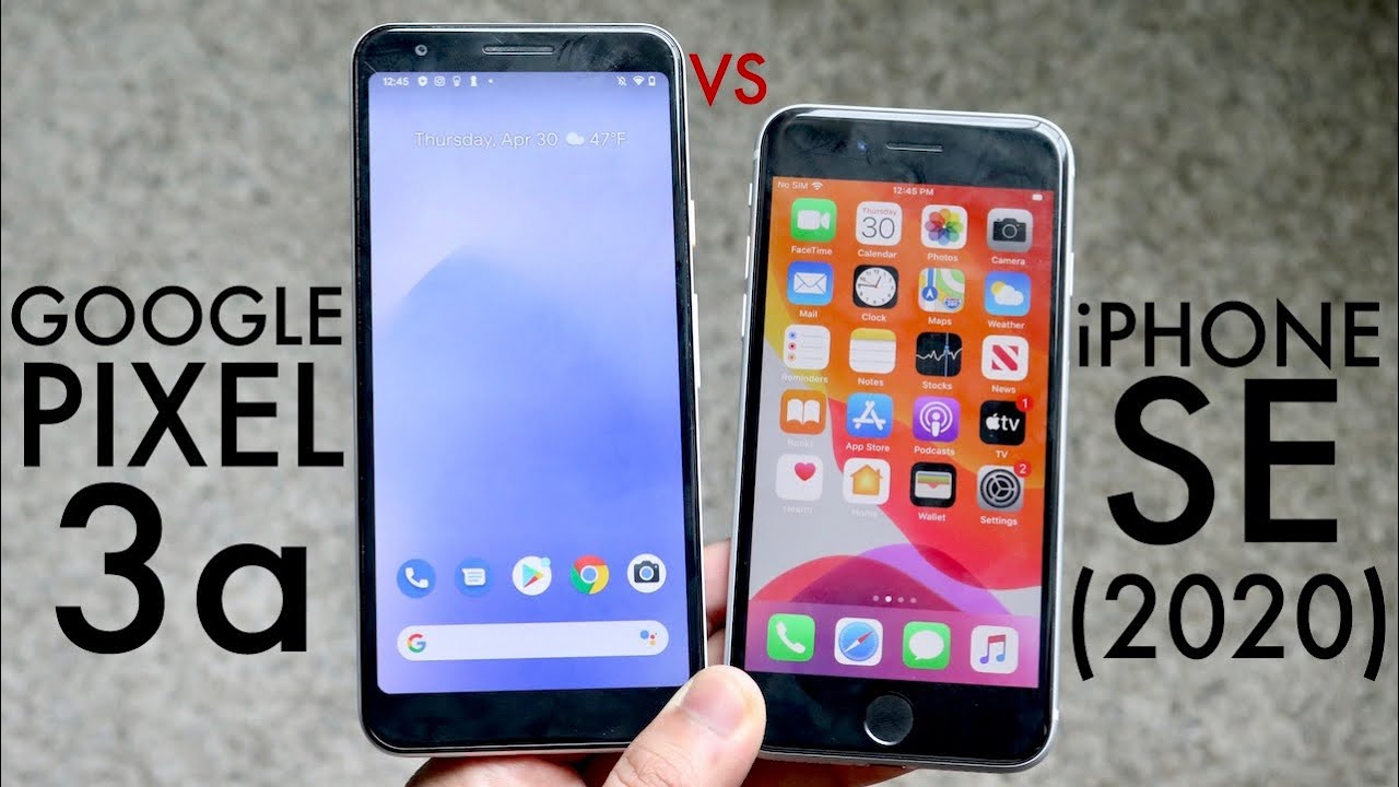 iPhone SE (2020) Vs Google Pixel 3a! (Comparison) (Review)