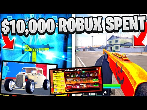 I SPENT $10,000 ROBUX TO GET THE BEST ITEMS IN ROBLOX DA BLOCK NEW UPDATE