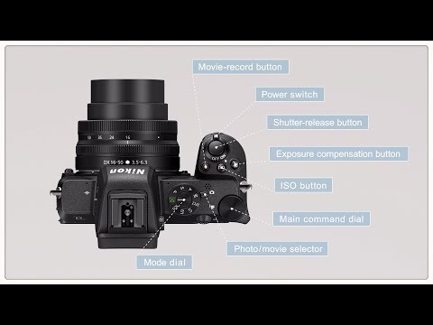 Nikon Z50 korpusas video