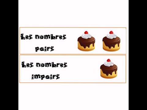 Math - Les nombres pairs et impairs (Fr)