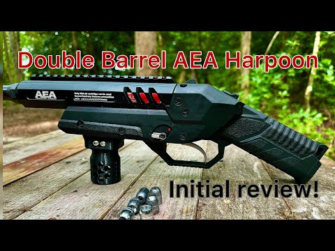 This Sawed-off-Shotgun style Air Pistol Is Insane! AEA Harpoon (Double Barrel Big Bore Air Pistol)