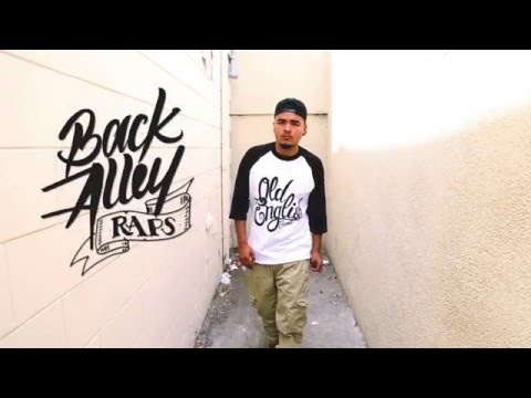 J.Bless -  Back Alley Raps Freestyle hip hop session | Old English Brand Street Wear