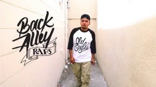 J.Bless -  Back Alley Raps Freestyle hip hop session | Old English Brand Street Wear