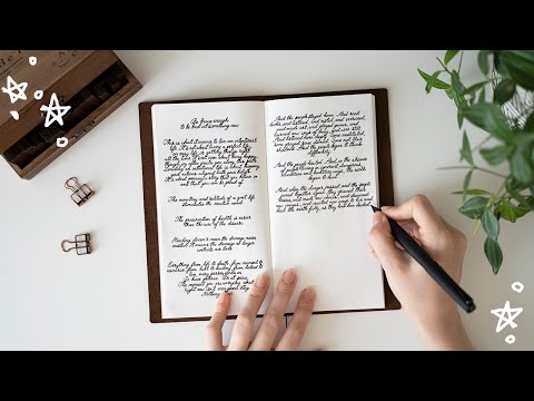 how i improved my handwriting // creating a handwriting journal