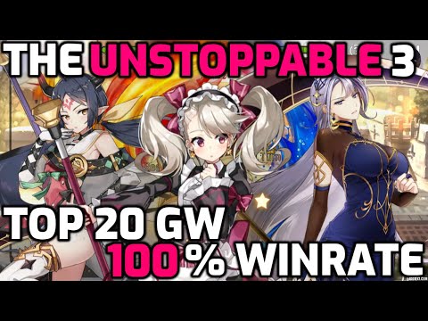 The Unstoppable Trio : Apocalypse Ravi Post Buff is INSANE! [Epic 7] Top 20 Guild War Testing