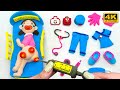 [❤️claydiy❤️] Polymer Clay Miniature Doctor Set 👩‍⚕️ POP THE PIMPLES | Care Tips Tutorial