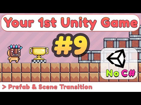How to learn Visual Scripting - Part 9 - UI Buttons , Prefab & Scene Transition :: Unity Tutorial