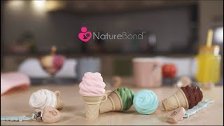 NatureBond Ice Cream Teethers | Teething Remedy for Baby, Teething Toy