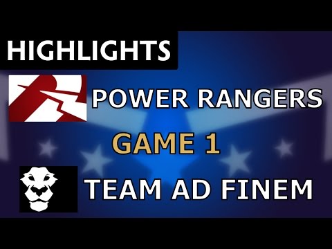 Power Rangers vs Team AD FINEM [Game 1] Global Grand Masters by Prodota.eu - Dota Highlights