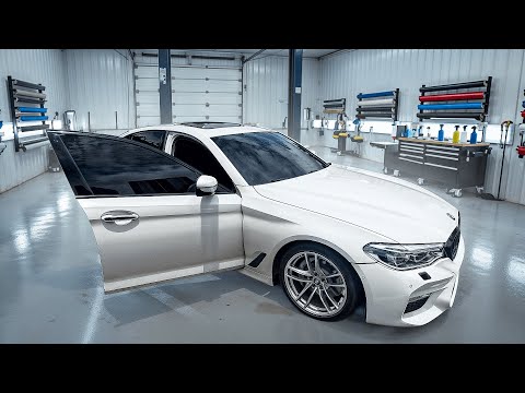 I TOOK THE WRAP OFF MY BMW 540I