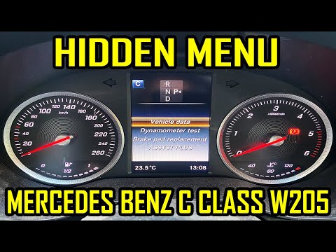 Mercedes Benz C Class W205 Hidden Menu Secret