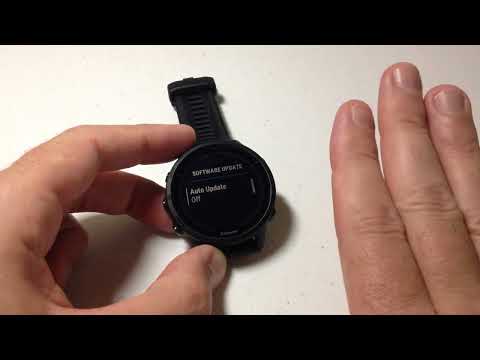 Garmin Forerunner 955: Adjust Software Update Options (Auto/Manual)