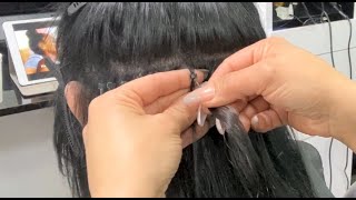 Como poner Extensiones de Cabello con Microring | Extensiones De Cabello Con Grapas
