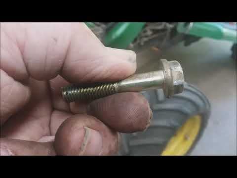 Changing John Deere X Series Diesel Fan Belt