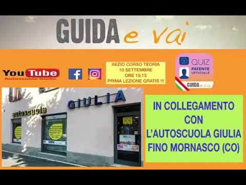 Scuola Guida live - Definizioni Strada Carreggiata e Corsia- Quiz Patente Ufficiale