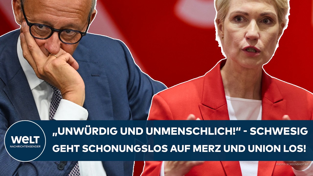 SPD-SHOWDOWN: Machtkampf hat begonnen! "Unwürdig und unmenschlich!" - Schwesig attackiert Merz
