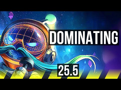 CORKI & Nami vs VAYNE & Vel'Koz (ADC) | 50k DMG, 13/4/12, Dominating | KR Master | 25.5