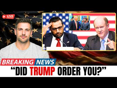 Coons DESTROYS Kash Patel: "You Met Trump For 47 Minutes, Then Buried These 14 Cases!"