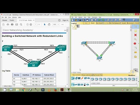 3.1.2.12 Lab - Building a Switched Network with Redundant Links